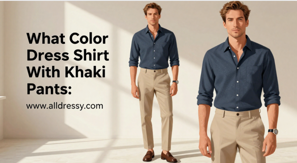 What Color Dress Shirt With Khaki Pants
