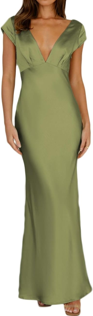  HALFiSLAND Backless Midi Dress