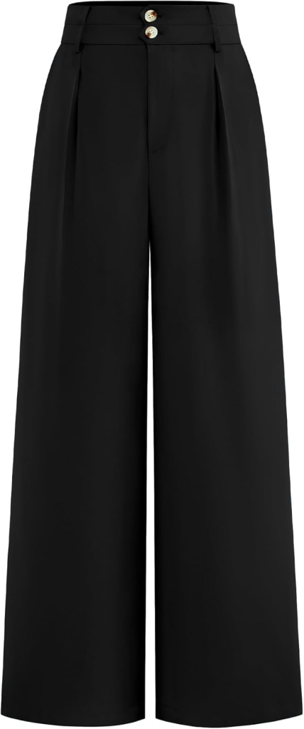 High-Waist Wide-Leg Trousers