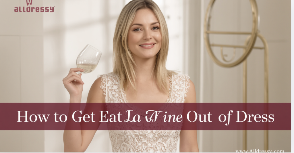 How to Get Red Wine Out of Dress