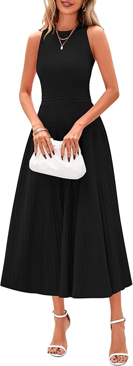 PRETTYGARDEN Midi Workwear Dress