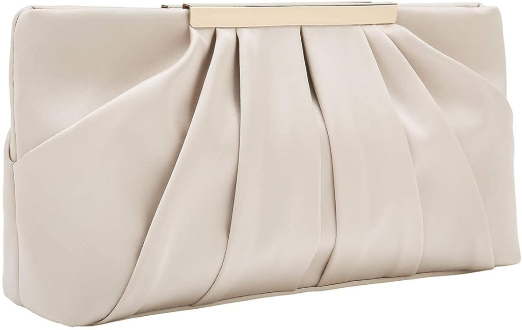 Satin Evening Clutch Bag