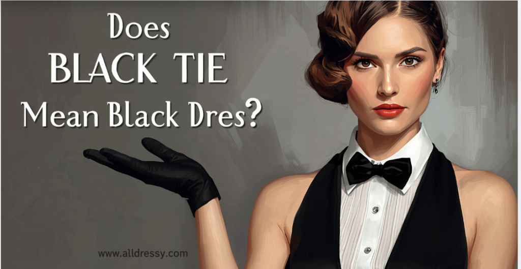 Does Black Tie Mean Black Dress
