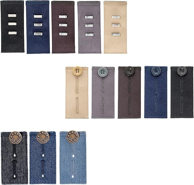 Waistband Extender Button Set for Pants & Dresses