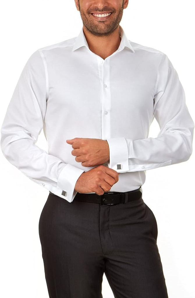  Best Overall: Calvin Klein Slim Fit Non-Iron Dress Shirt