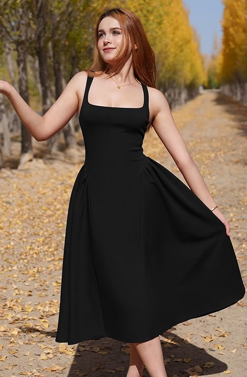 Elegant Structured Midi Dress