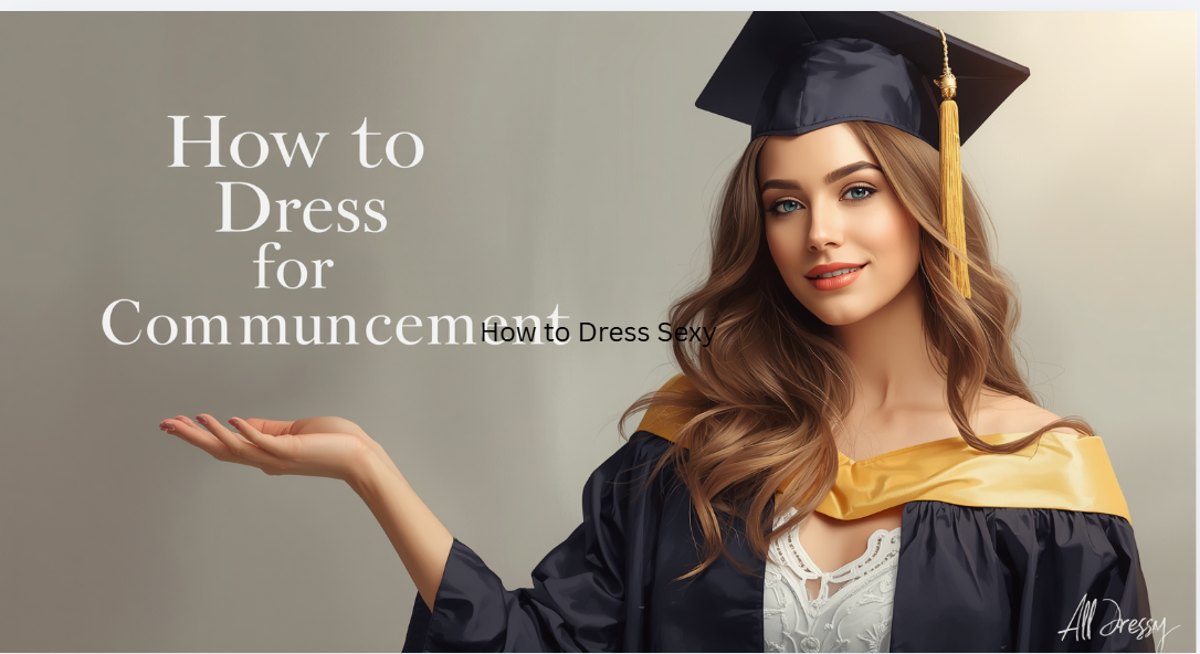 How to Dress for Commencement
