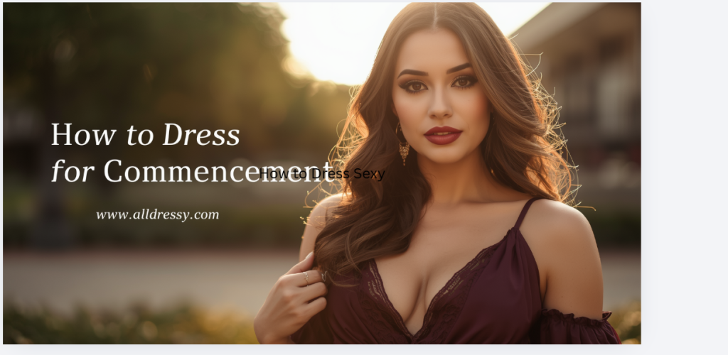 How to Dress for Commencement