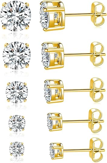 Stainless Steel Punk Safety Pin Earrings