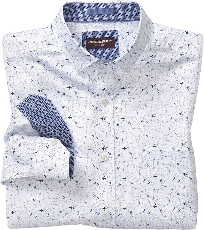Modern Twist: Printed Dress Shirt