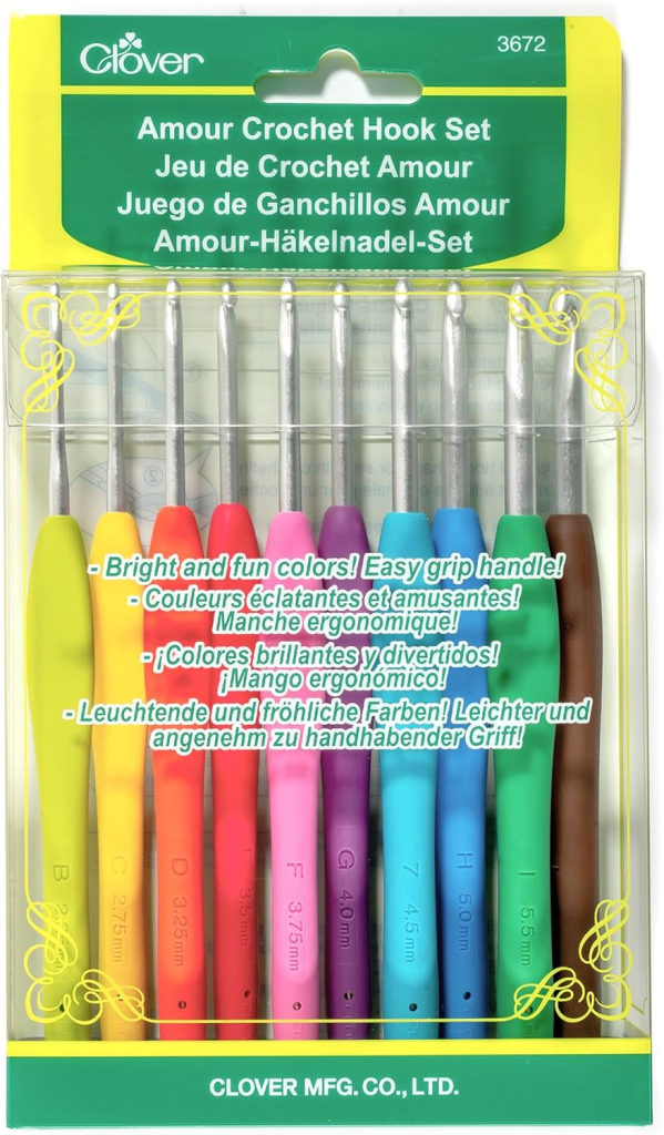 Clover Soft Touch Steel Crochet Hook