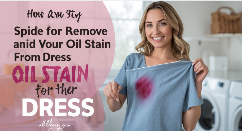 How to Remove Oil Stain from Dress