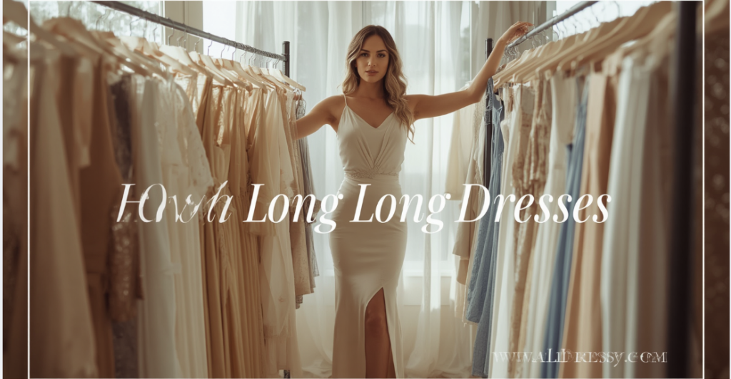 How to Hang Long Dresses