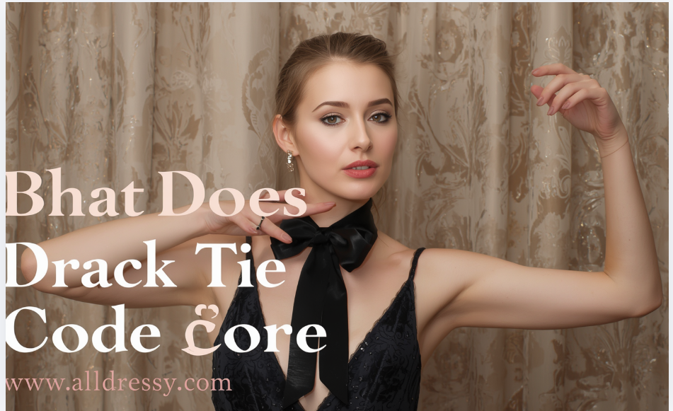 What Does Black Tie Dress Code Mean?