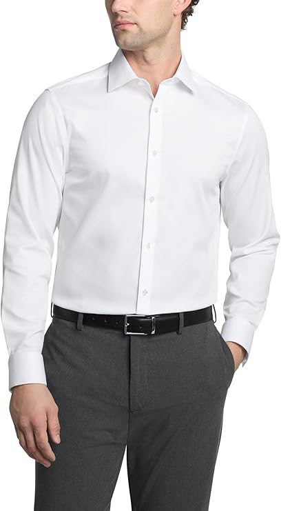 Calvin Klein Men's Slim Fit Non-Iron Stretch Dress Shirt
