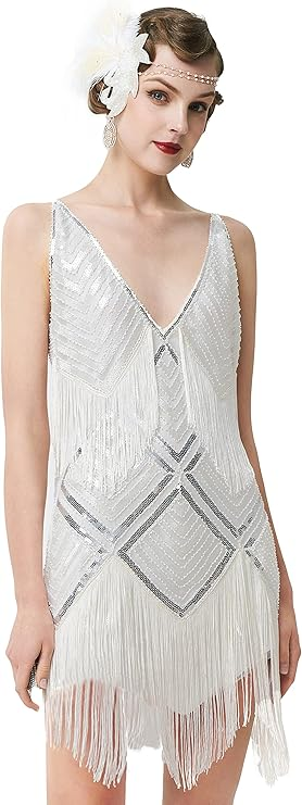BABEYOND Women's 1920s Flapper Dress