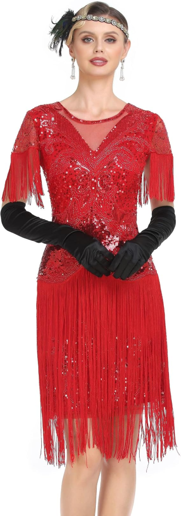 PrettyGuide Women's 1920s Gatsby Dress