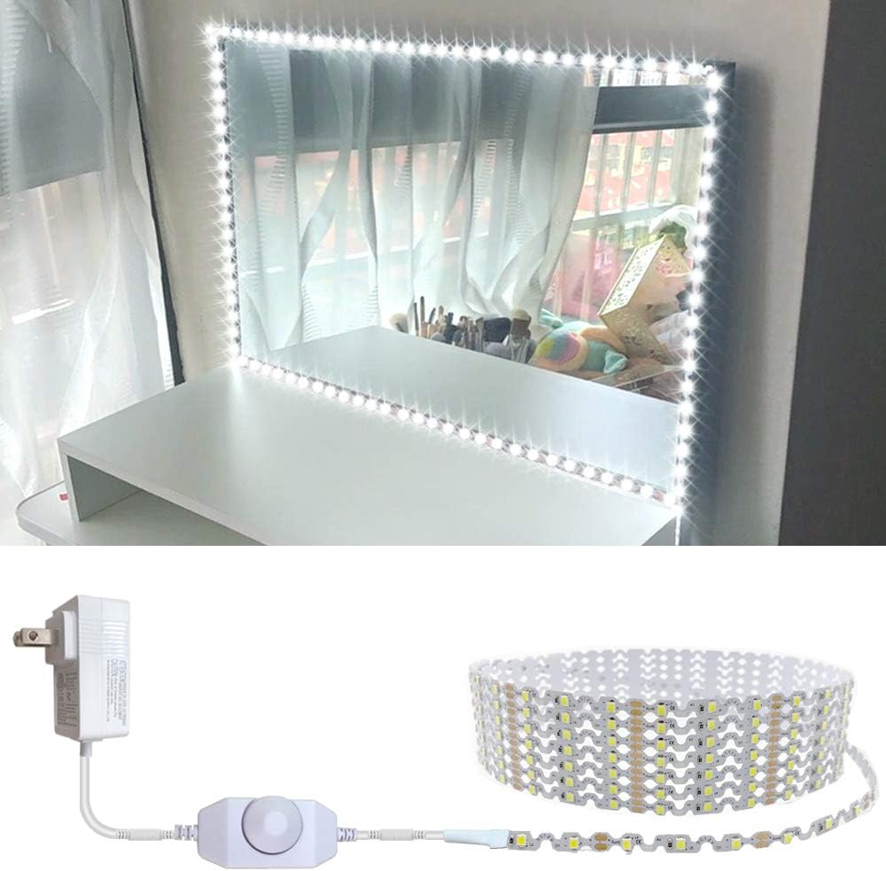 LED Vanity Light Strip Kit 13ft Daylight White