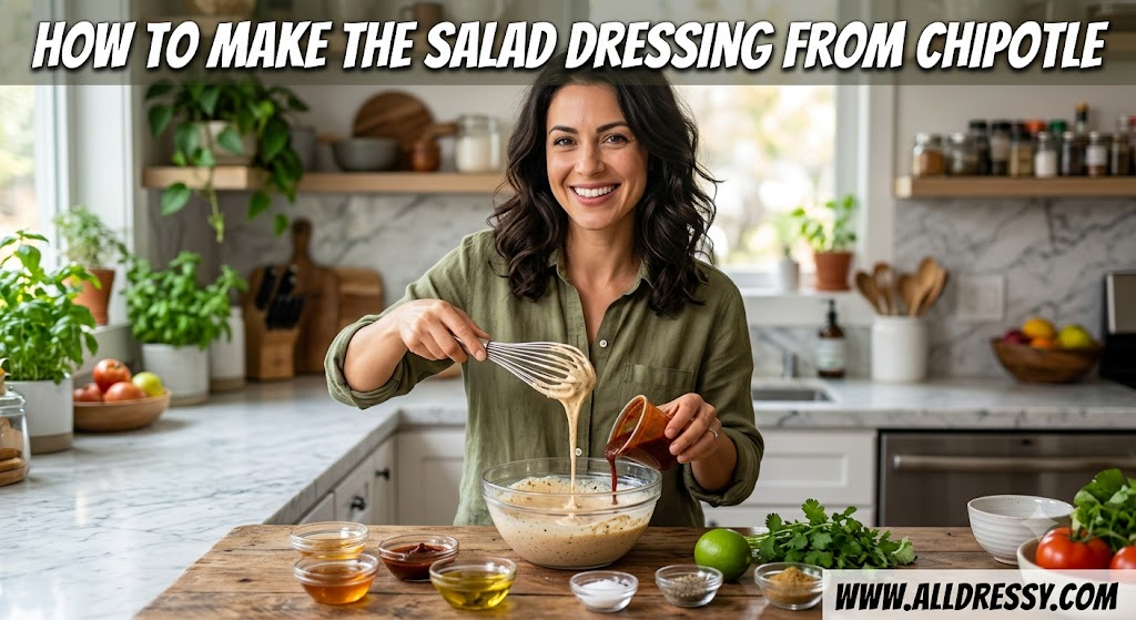 How to Make the Salad Dressing from Chipotle