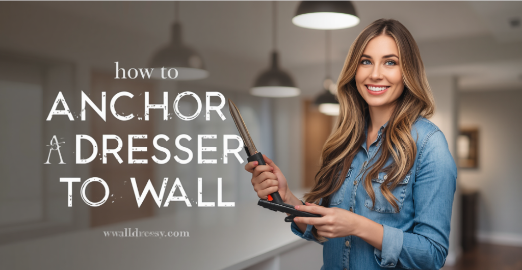 How to Anchor a Dresser to Wall