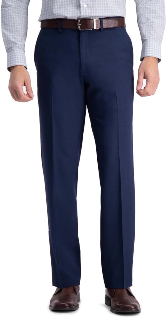 Haggar Men's Premium Comfort Dress Pant (Straight Fit Flat Front)