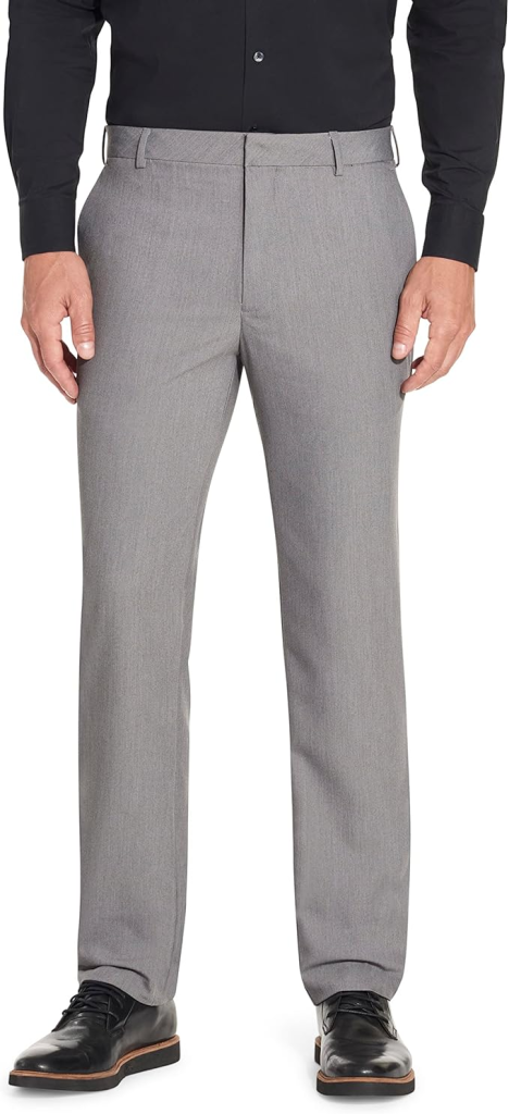 Van Heusen Men's Wrinkle Free Stretch Flat Front Dress Pant