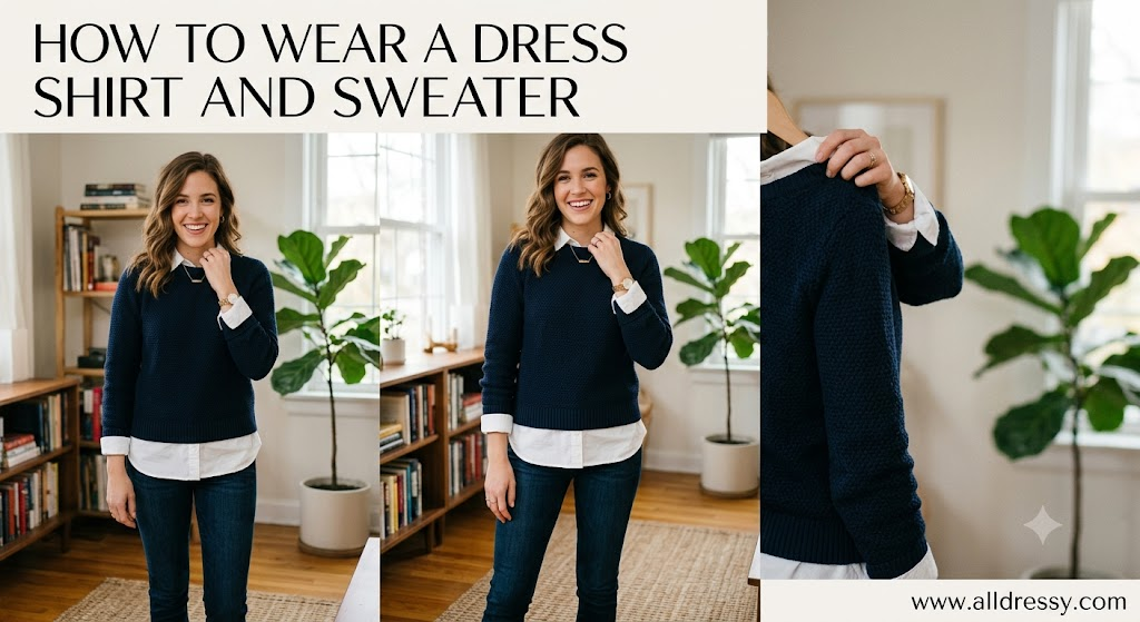 How to Wear a Dress Shirt and Sweater