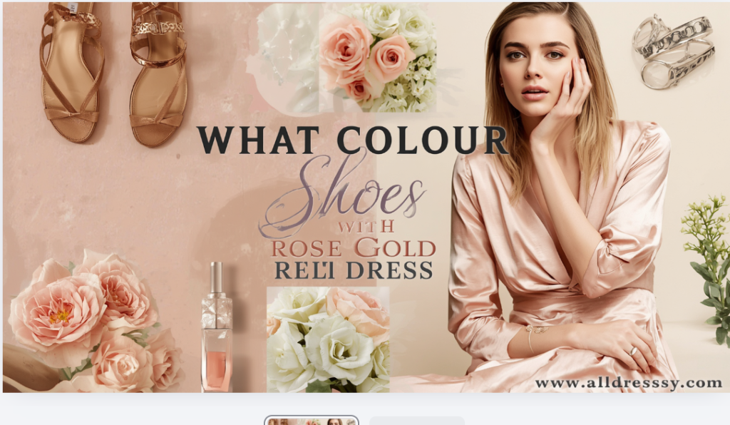 What Colour Shoes with Rose Gold Dress