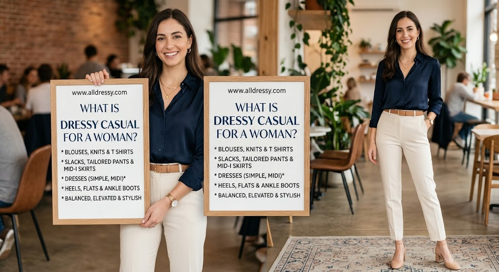 What Is Dressy Casual for a Woman?